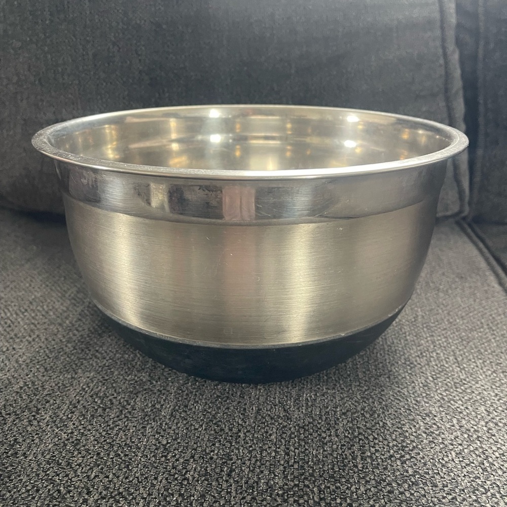Stainless Steel Mixing Bowl with Non-Slip Base